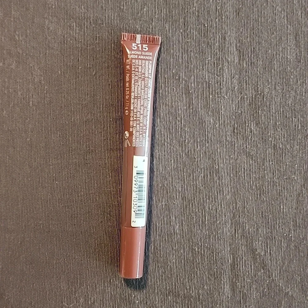 Revlon Kiss Plumping Lip Creme-515 Almond Suede